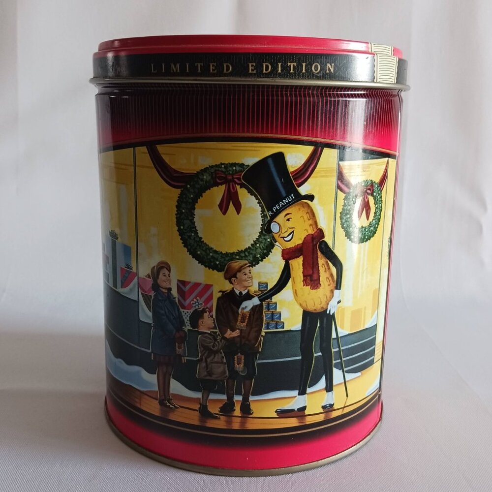 1998 Limited Edition Planters Peanuts Christmas Tin